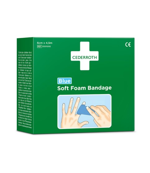 Cederroth  Bandage Bleu en mousse souple