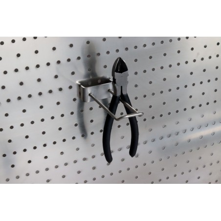 Support à œillet en acier inoxydable pour panneau perforé