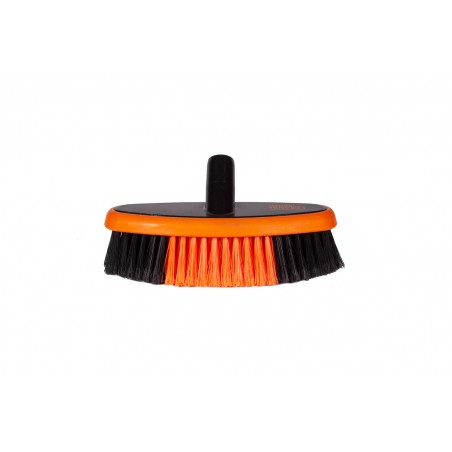Brosse ovale recyclée avec écoulement d’eau