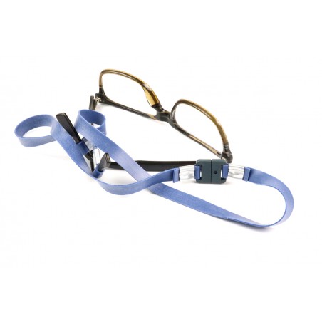 Sangle de lunettes détectable avec fermoir de sécurité