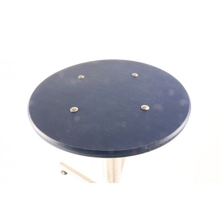 Tabouret réglable en acier inoxydable avec assise détectable