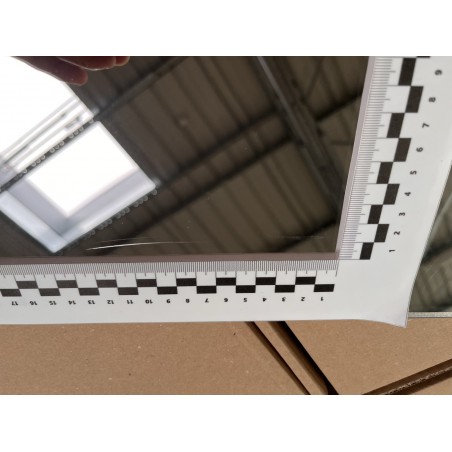 Miroir plat incassable détectable sans cadre 400x300 - LIQUIDATION !