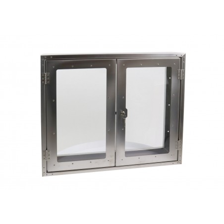 Vitrine rivetée