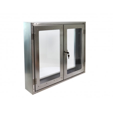 Vitrine rivetée