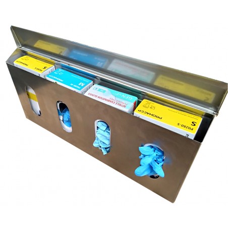 Distributeur verrouillable pour 4 paquets de gants