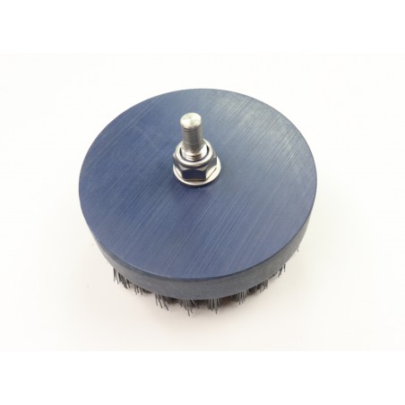 Brosse de nettoyage détectable à monter sur une perceuse